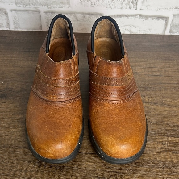 ARIAT Safety Clog Steel Toe Women’s Size 8.5 Brown Distressed - Picture 3 of 12